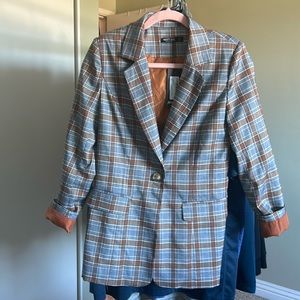 Nasty Gal plaid Blazer